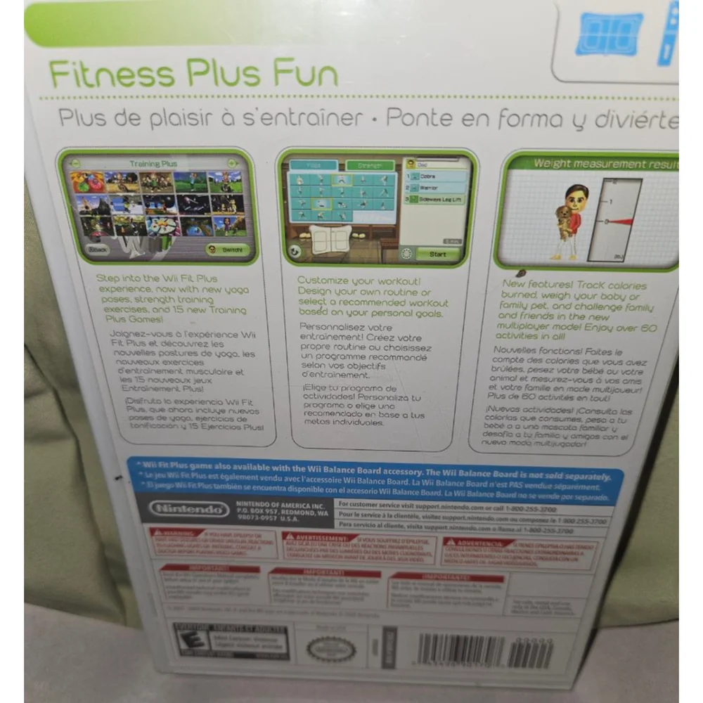 Nintendo Wii Fit Plus Game - SEALED